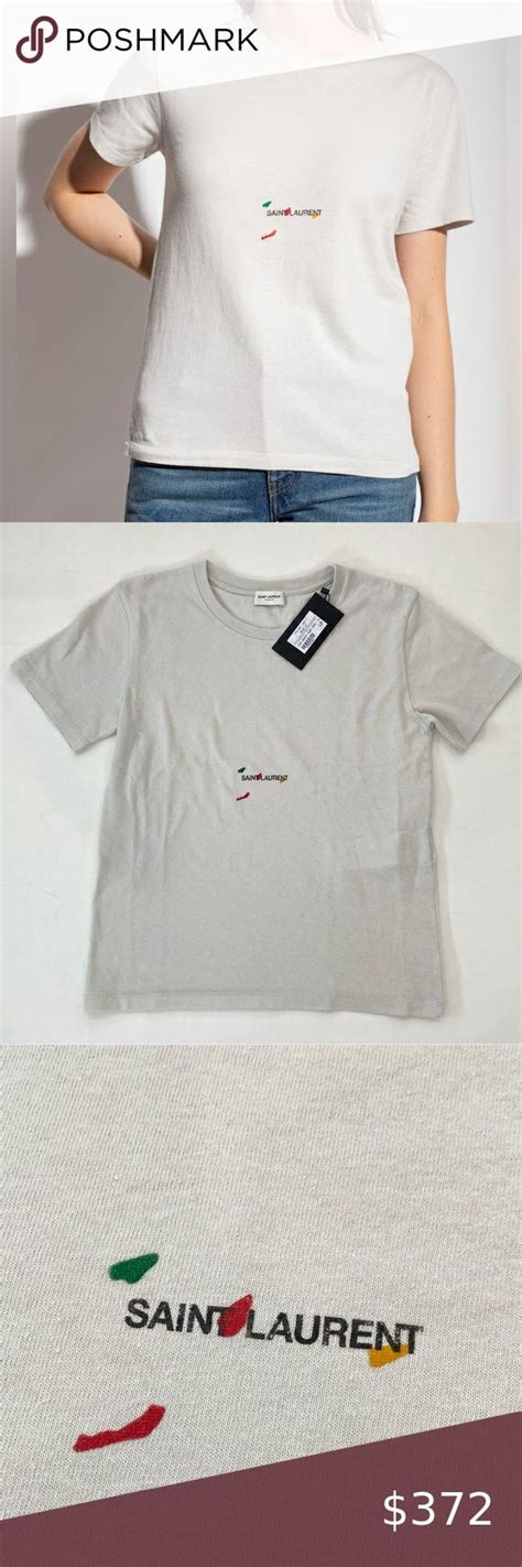 ysl rive gauche t shirt|More.